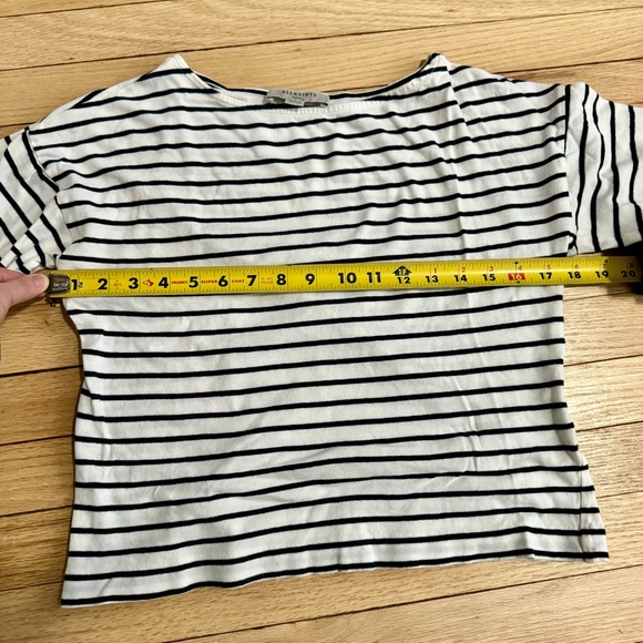 AllSaints striped bell sleeves t-shirt - Picture 5 of 6